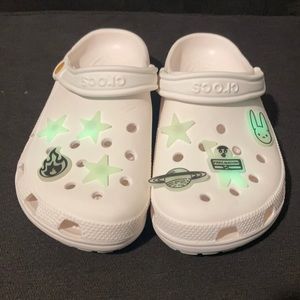 BadBunny CROCS glow in the dark